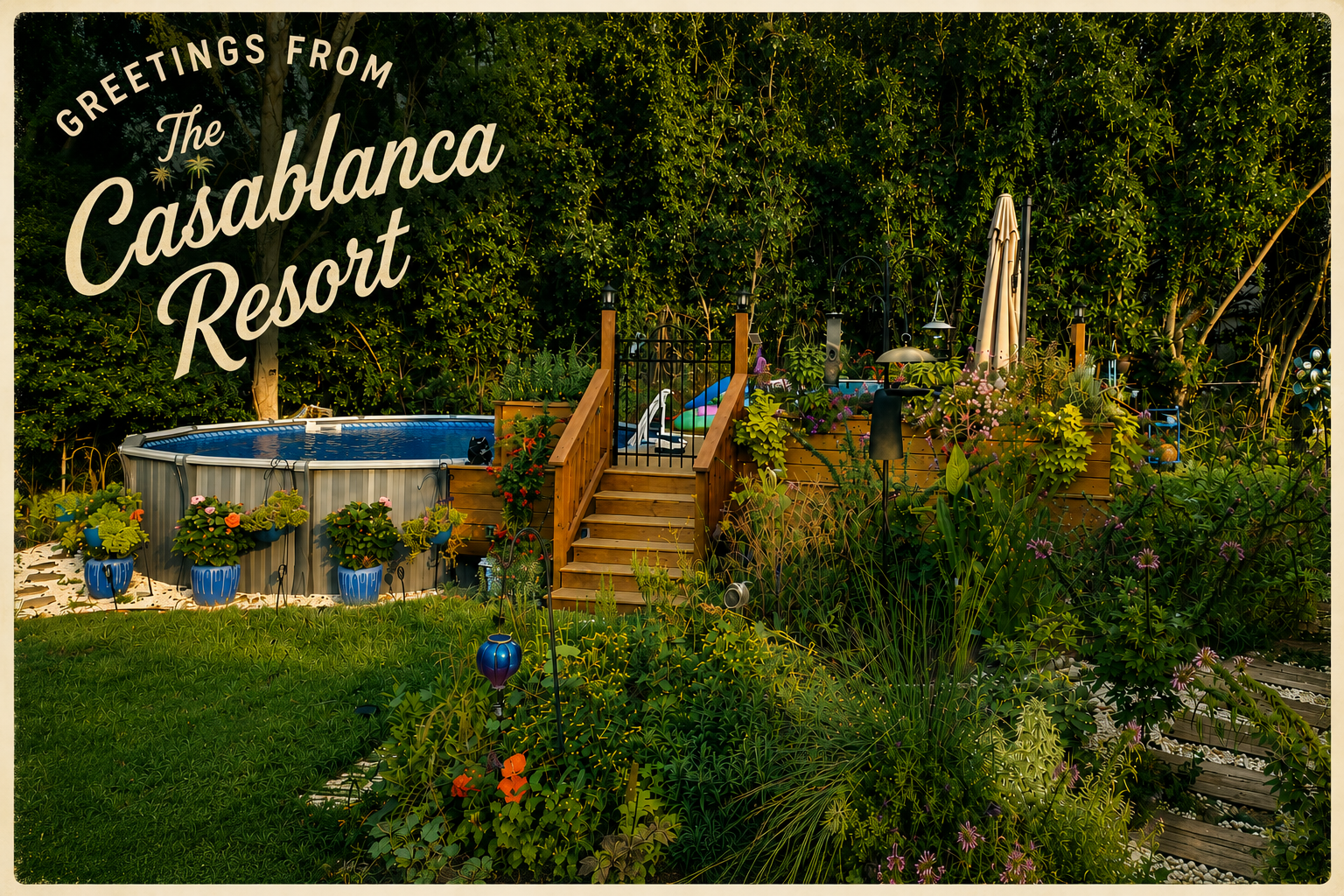 Greetings from the Casablanca Resort, Bashlandia